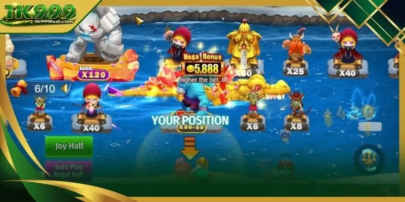 Watch as special bomb fish trigger massive cascading winning streaks